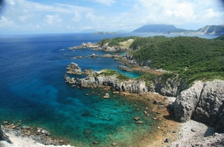 神引き展望台（式根島）